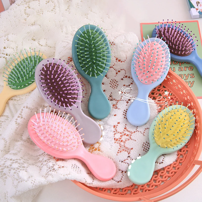 

Mini Cute Paddle Brush Portable Student Dormitory Anti-static Girl Favor Massage Comb Molding Tool