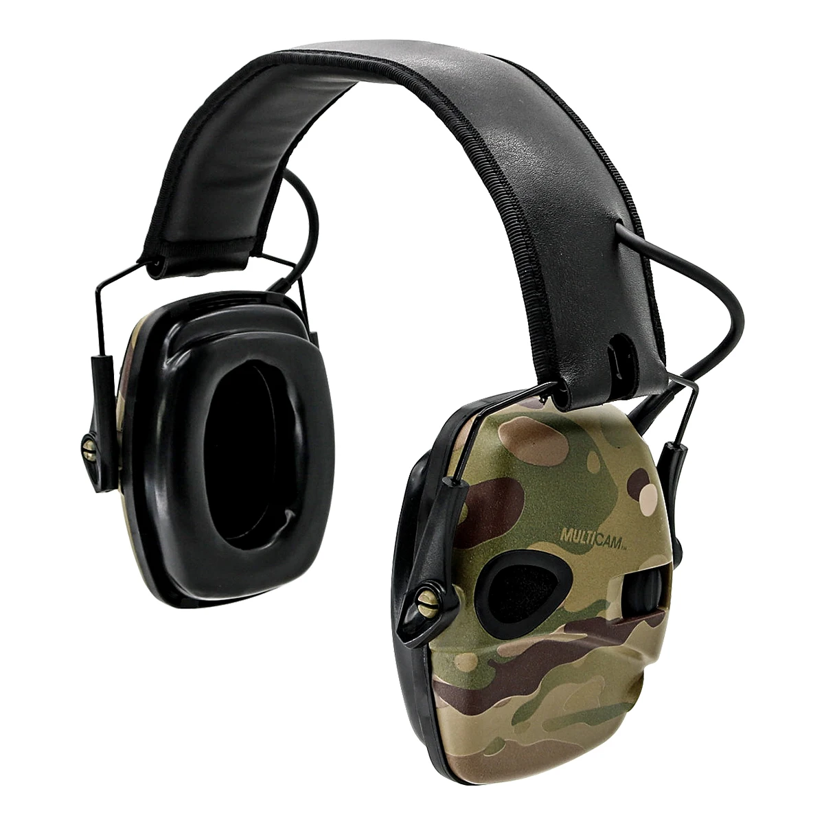 Tactical Camouflage Electronic Shooting Earmuffs To Enhance Anti-noise Impact Sound Hearing Protection Noise Reduction Headset safety lanyard Safety Equipment