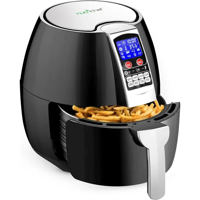 

Air Fryer Oven - Oilless Convection Power Multi Cooker with Digital Display and 3.7 Qt Capacity - Perfect for Baking