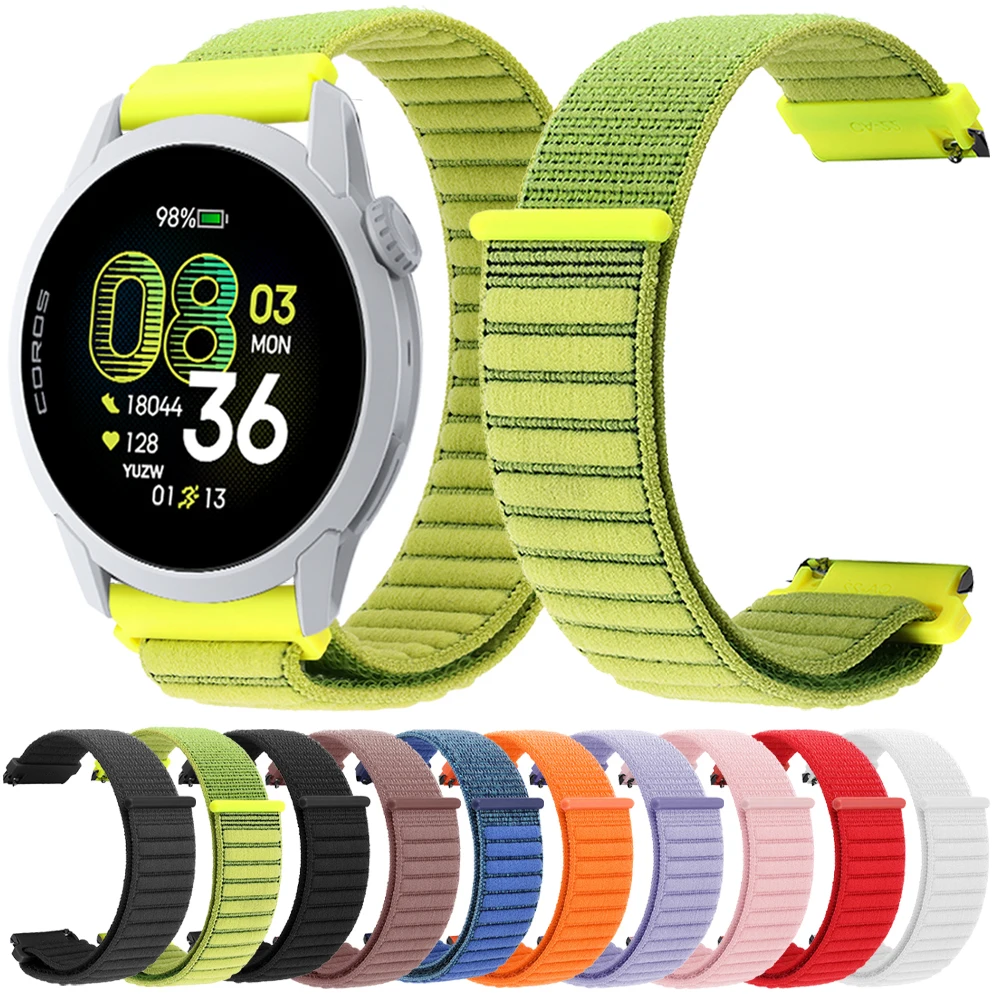 Sport Breathable Nylon Watch Strap, 20mm/22mm, Universal Fit