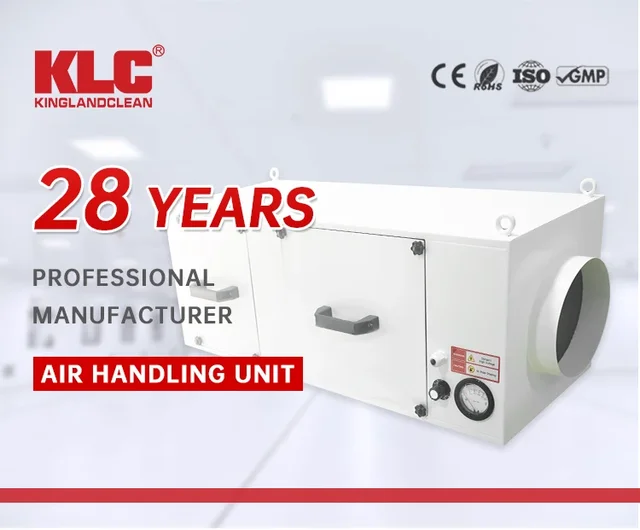 10000 Large Air Flow Customized Fresh Air System Clean Purifier Air Handling Unit For Ventilation Manufacturer 5