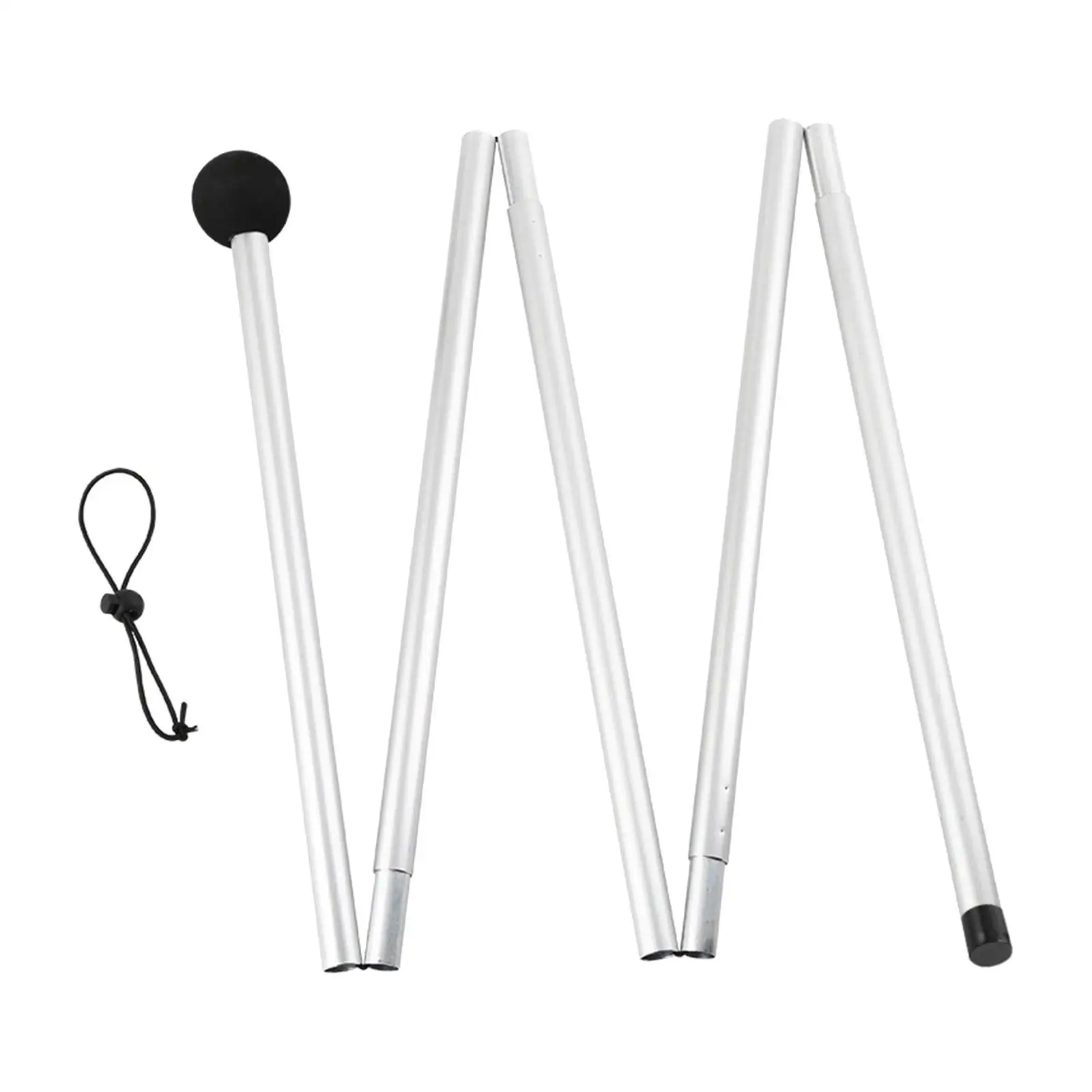

Canopy Rods Tent Poles 5 Sections for Canopy Awning Support Pole Hiking Camping