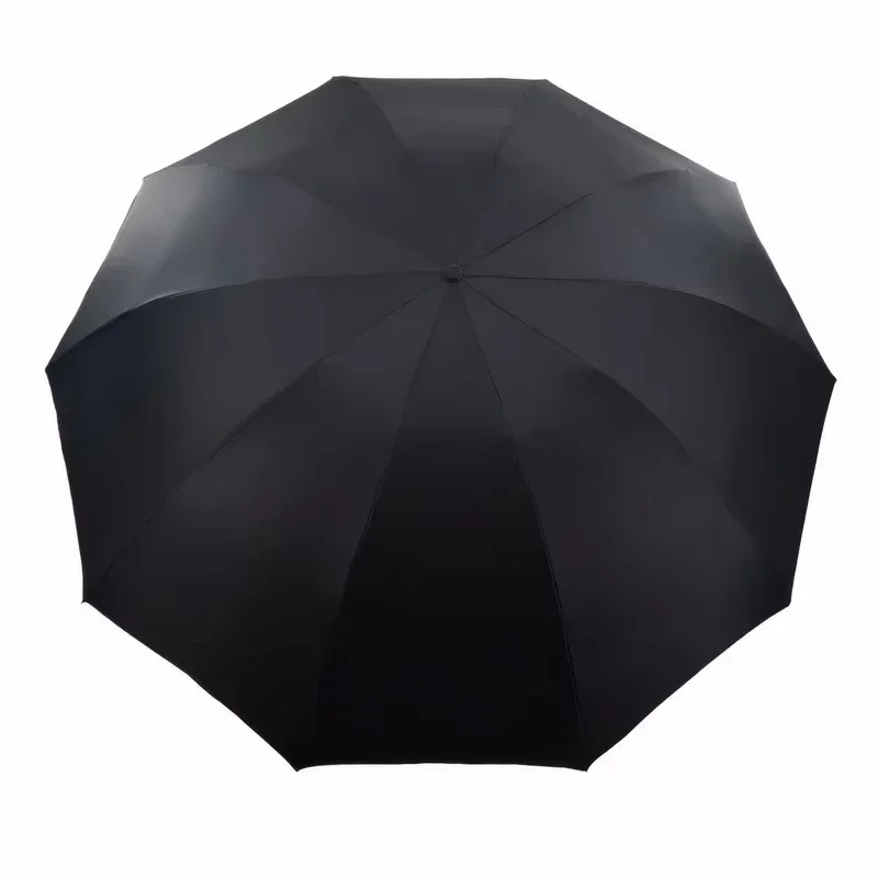Windproof Extra-Large Folding Umbrella Heavy-Duty Reinforced Compact Unisex Umbrella for Business & Home
