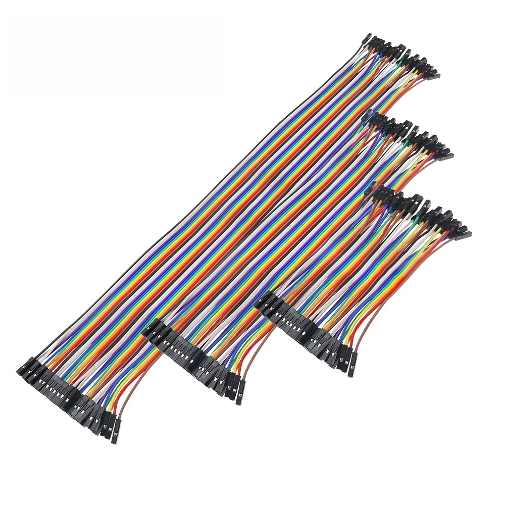 Dupont-Kabel 10/20/30/40CM 40-Pin Stecker auf Stecker + Stecker auf Buchse und Buchse auf Buchse Jumper-Kabel für Arduino DIY-Kit – Detail 11