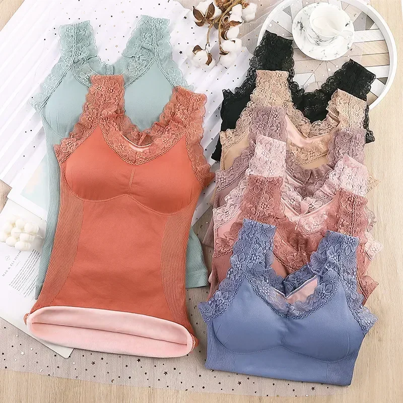 

Thermo Intimate Plus Clothing Vest Wear Women Winter Top Lingerie Warm Undershirt Shirt Inner Size Thermal Underwear