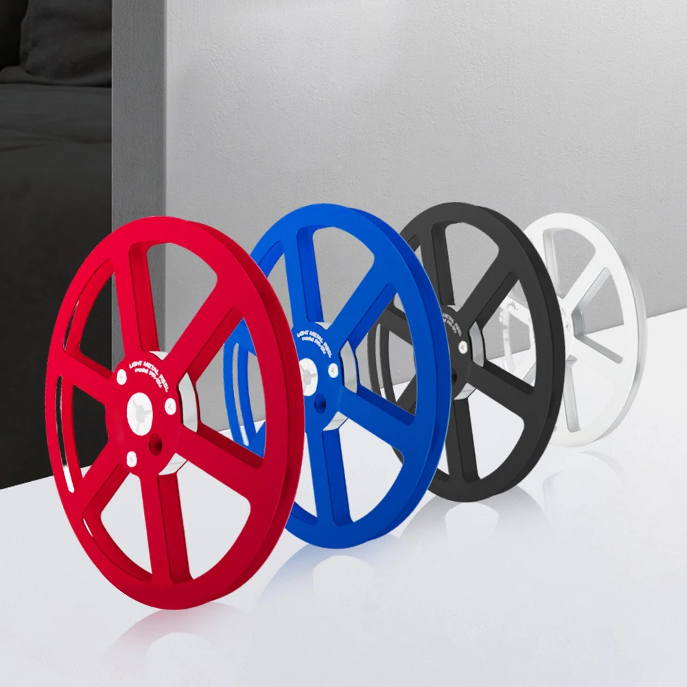 7 Inch Take Up Reels Opening Machine Parts 6 Hole Light Metal Aluminum Takeup Reel Empty Tape Reel