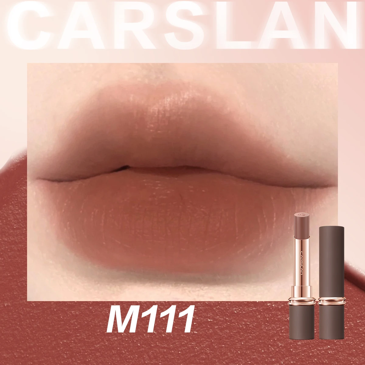 thumbnail image 1 of CARSLAN 16 Colors Matte Kissed Lipsticks Moisturizing Longlasting Non Sticky Cup Velvet Nude Lip Tint Women Cosmetics makeup, 1 of 5