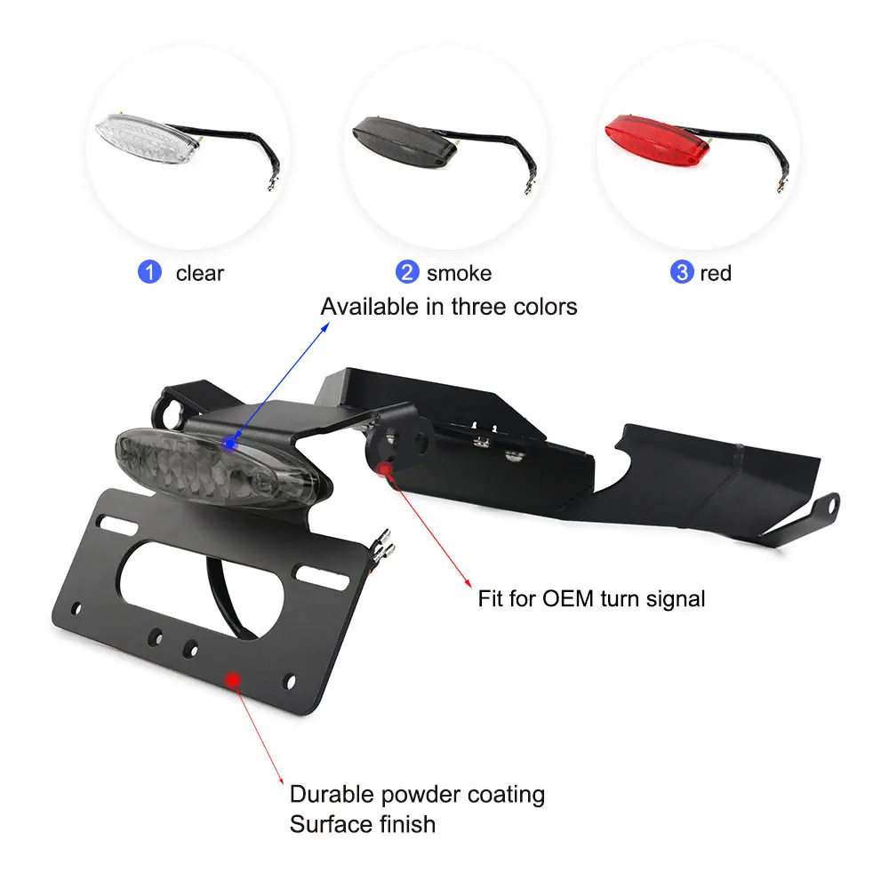 Motorcycle License Plate Holder Fit For BMW F900R F900XR Motorcycle License Plate Holder Bracket Rear Tail Tidy Fender Eliminator kit license plate holder,motorcycle license plate holder