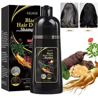 100ml Natural Herbal Hair Dye Shampoo 3 in 1 Hair Color Shampoo for Gary Hair Dark Brown Black And Women Men Grey Coverage NEW 1