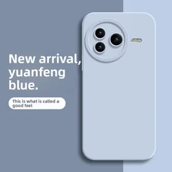 Premium Soft Liquid Silicone Phone Case with Camera Lens Protection for Redmi Turbo 4 (SKY BLUE)