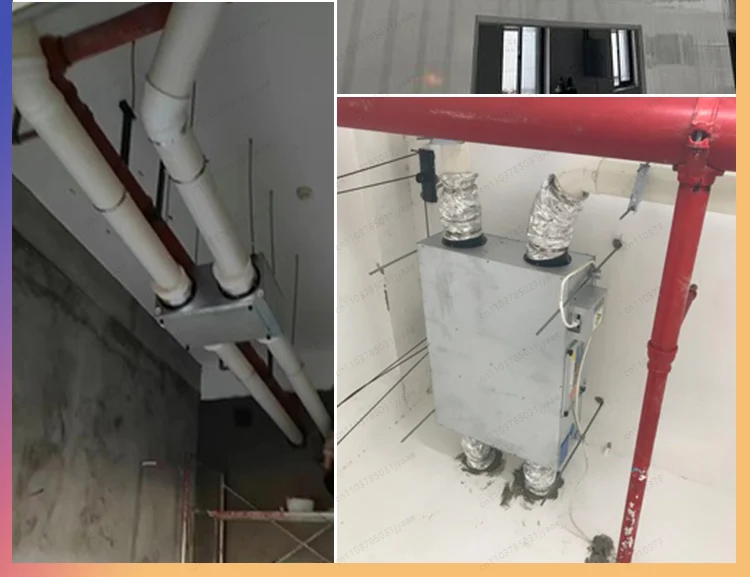 Full heat exchange fresh air system Household whole house