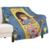 The Good Guys - Childs Play ft. Chucky Throw Blanket Soft Bed Blankets manga 1