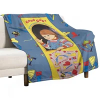 The Good Guys - Childs Play ft. Chucky Throw Blanket Soft Bed Blankets manga 1