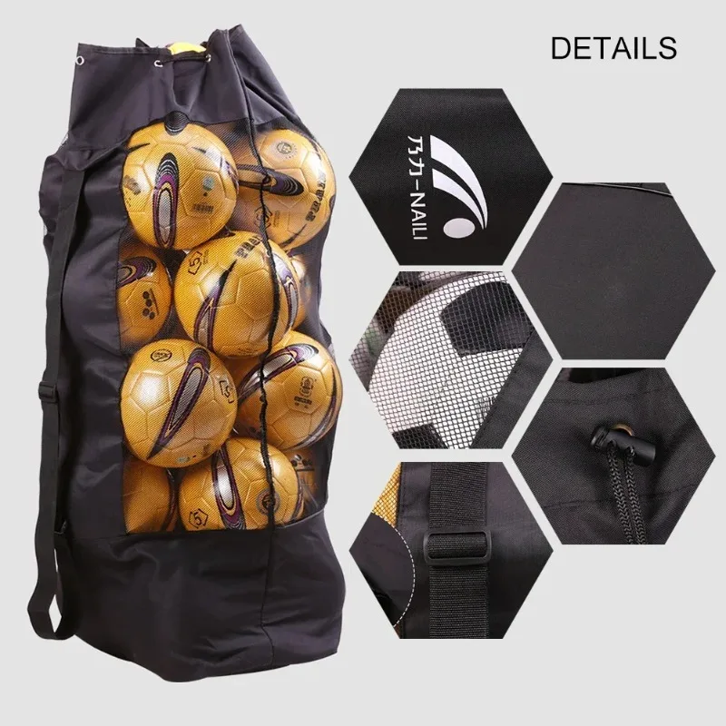 Large Mesh Sports Ball Bag 6