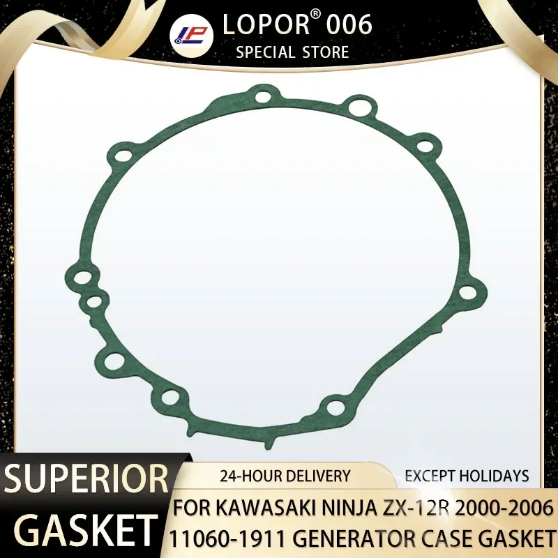 LoporMotorcycleEngineCrankcaseGeneratorCaseGasketForKawasaki