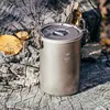 Keith Ti6300 Multifunctional Outdoor Camping Rice Cooker Titanium Pot Set Hiking Travel Picnic Cooking Pot 3