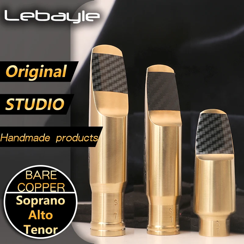 France Original Lebayle Studio Alto Saxophone Soprano Tenor Metal Mouthpiece St