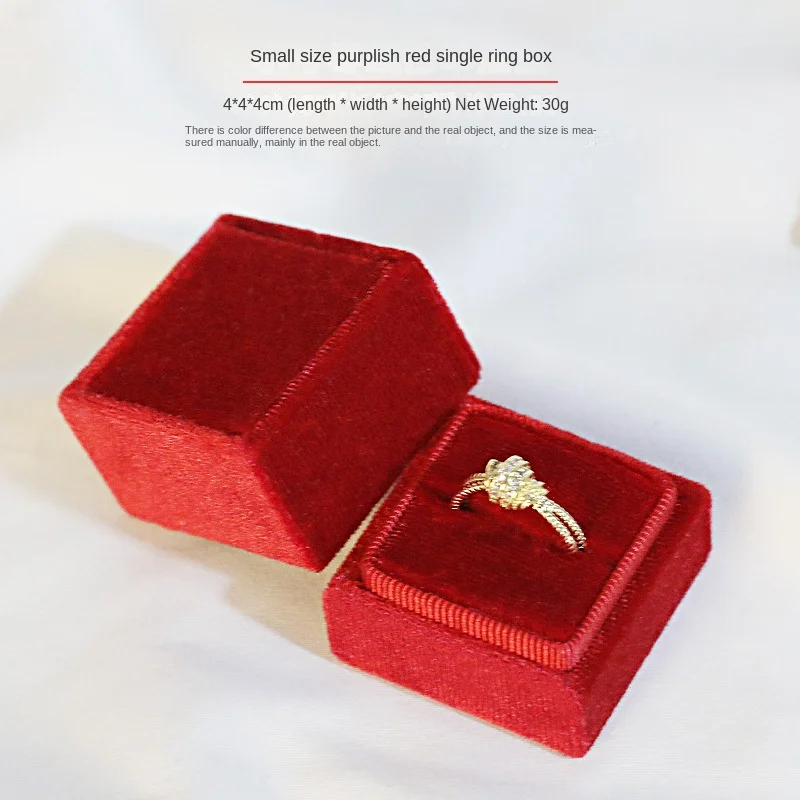 New Velvet Ring Box, Ring Gift Box, Jewelry Storage Box