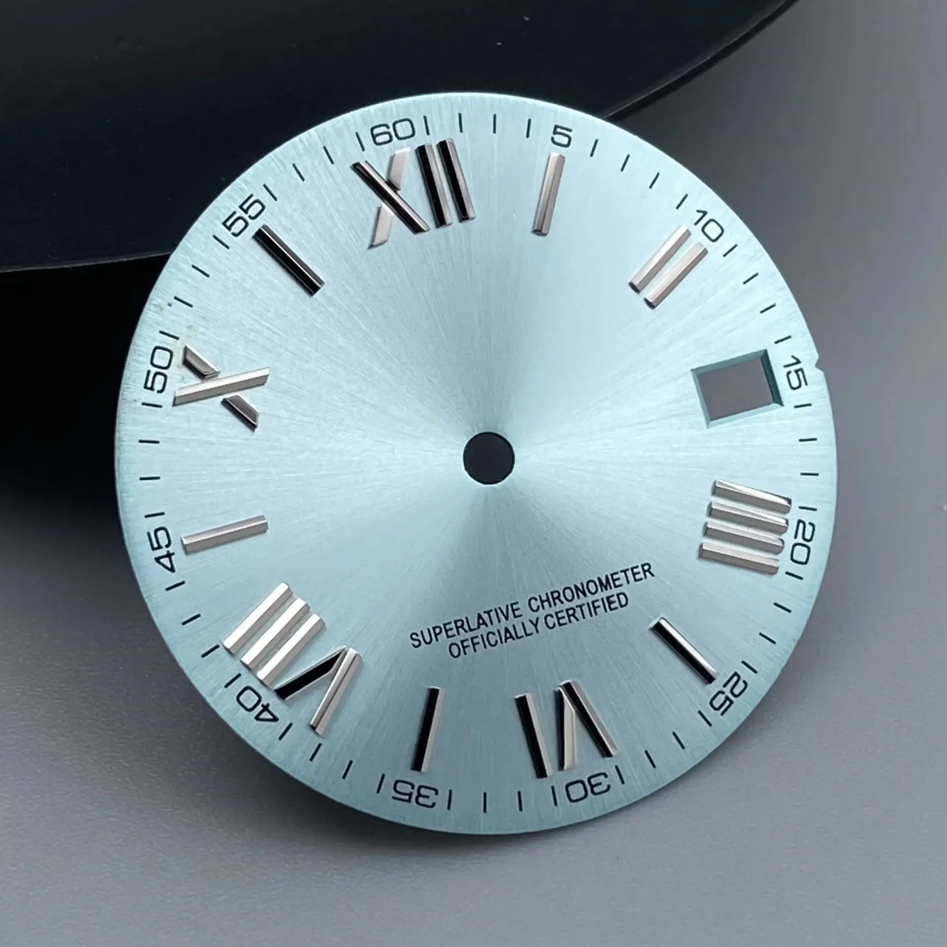 Green Luminous Date Dial for Automatic Watch Movements