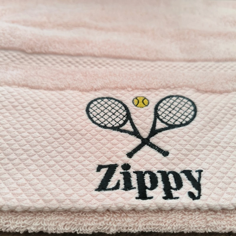 AHSNME Customized Towel Tennis Team Name Embroidery Hand Towel Personalized Towels for Birthday Gift Soft Sport Towel 2