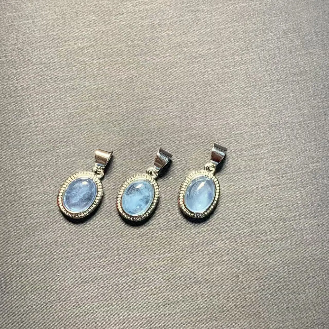 OVAL Natural Aquamarine Pendant Necklace Fine Jewelry Handmade Stones Wholesale Healing Energy Gift Lucky Jewelry