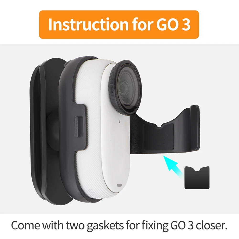 스포츠 카메라 마운트 360도 백팩 클립 카메라 캡 홀더 인스타360 GO 3/GO 3S 카메라 액세서리