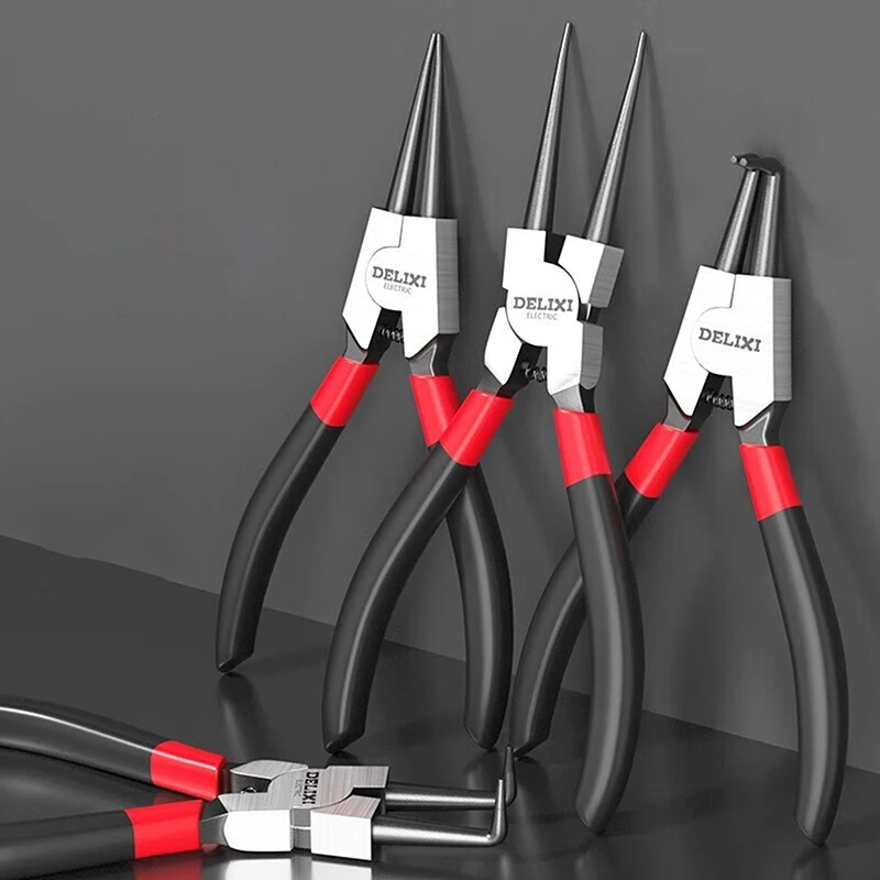 Circlip Pliers Needle Nose Pliers For Removing Installing Puller Retaining Locking Rings Shafts