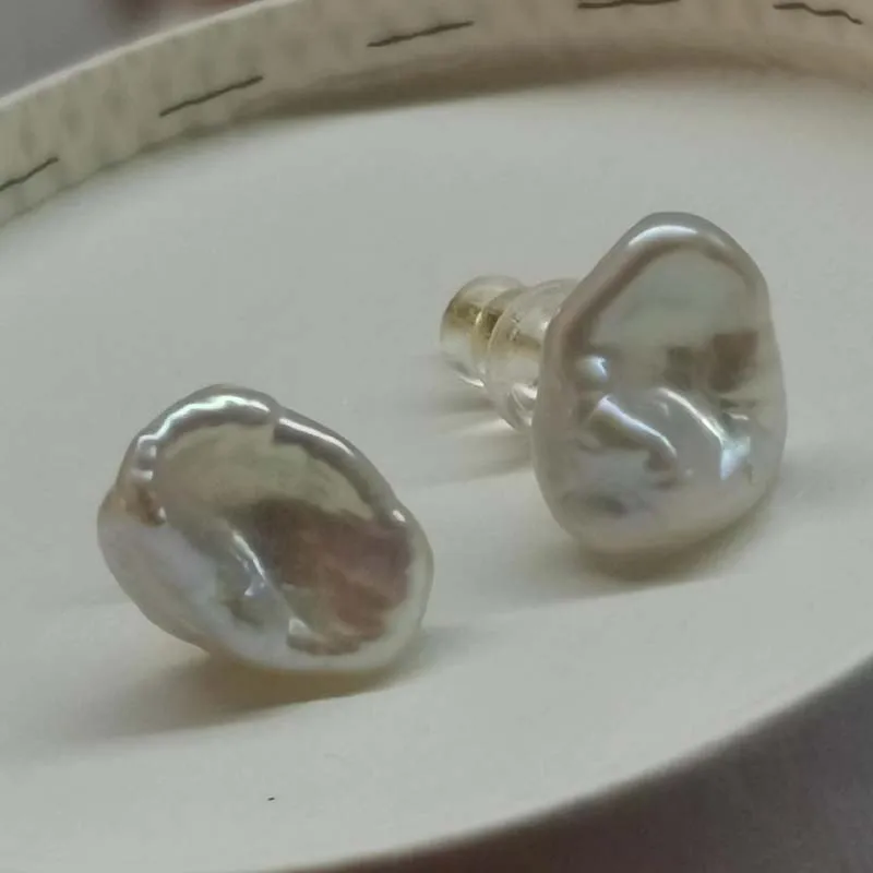 

Wholesale 15 Pairs Freshwater Pearl Keshi Jewelry S925 studs