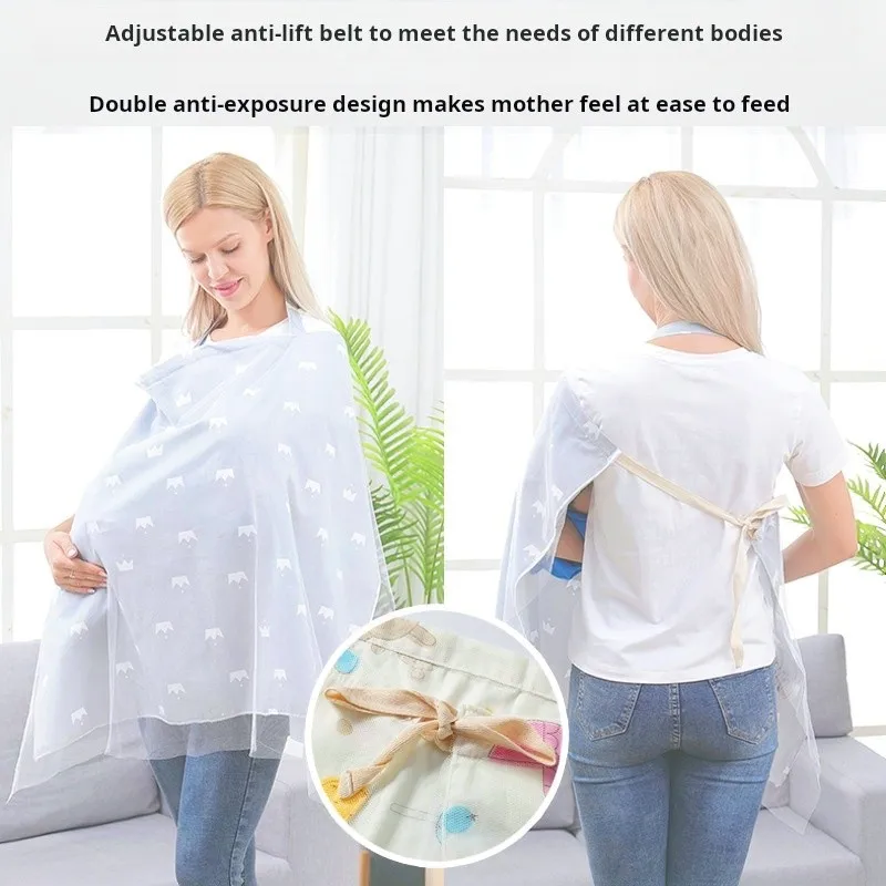 Mother Nursing Cover Privacy Apron Cloth Cotton Muslin Blanket For Newborn Baby Outdoor Adjustable Breastfeeding Covers Cape breastfeeding cover,nursing towel,breastfeeding maternity clothes