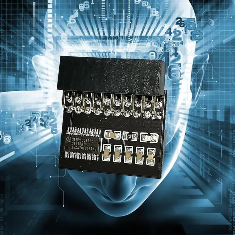 Security Module Tpm Security Module Tpm 1.2 Encryption Security Module Board Remote Control TPM1.2 LPC 20 Pin Motherboards Card ASUS MSI ASROCK GIGABYTE