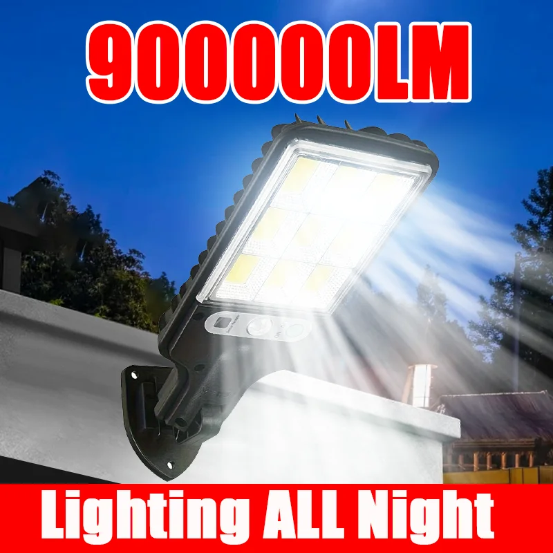 2025 NEW Solar Led Light Outdoor Most Powerful Outdoor Solar Lamp 3 Modes Remote Control Waterproof Light Garden Street Lantern