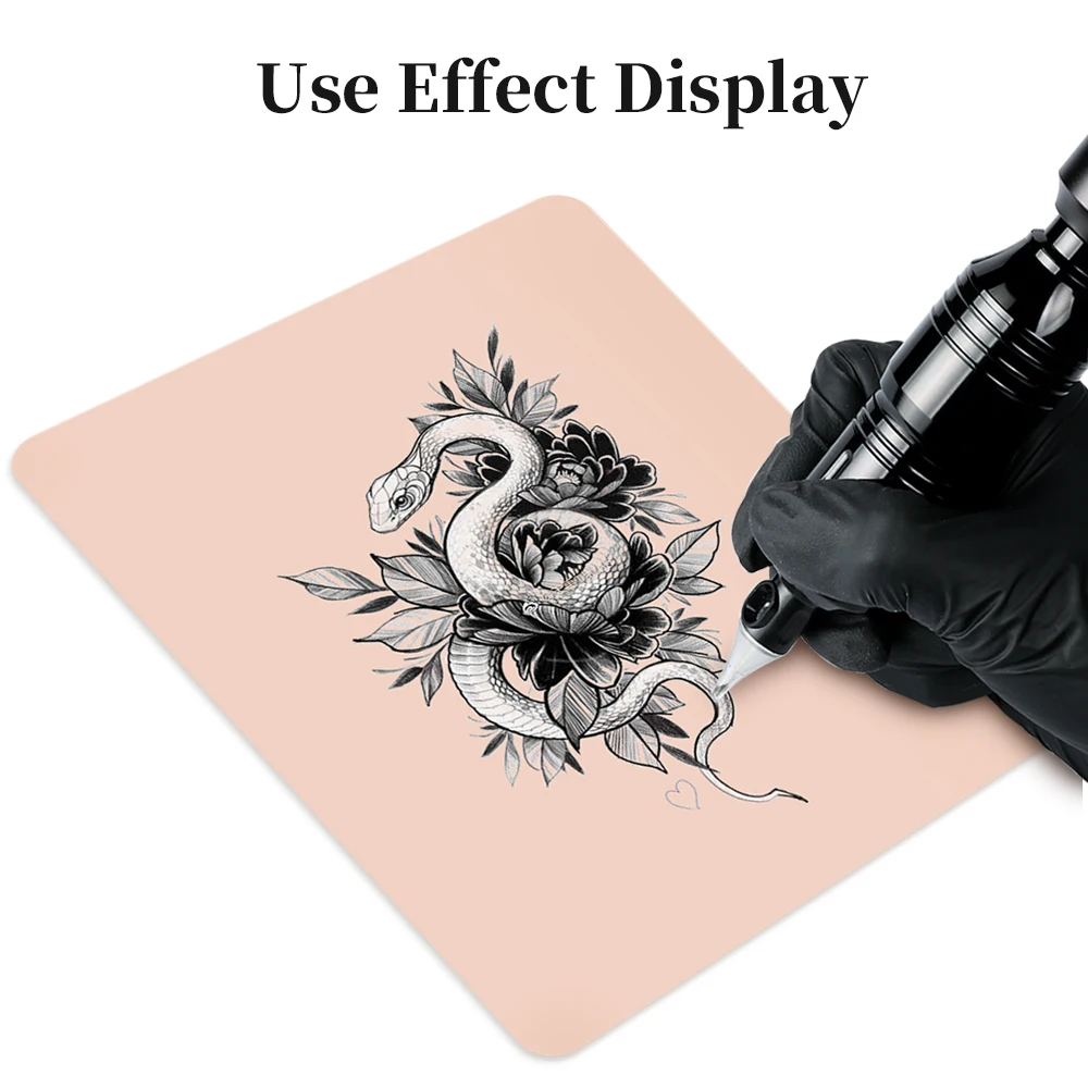 Tattoo Practice Skin Blank Eyebrow Paint Double Side Synthetic Leather Pink Tattoo Beginner Fake Skin Exercise Tool 3/5/10/15PCS