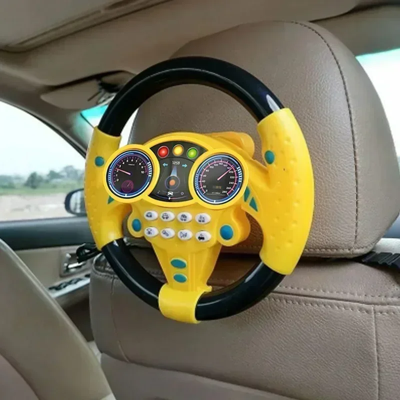 Driving Car Steering Wheel For Child Car Seat Infant Shining