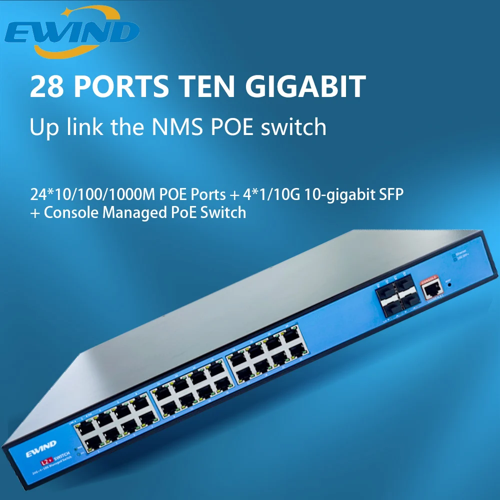 Ewind interruptor do gigabit l2 24x10 100 1000m t baixo rj45 portos com ewind-interruptor-do-gigabit-l2-24x10-100-1000m-t-baixo-rj45-portos-com
