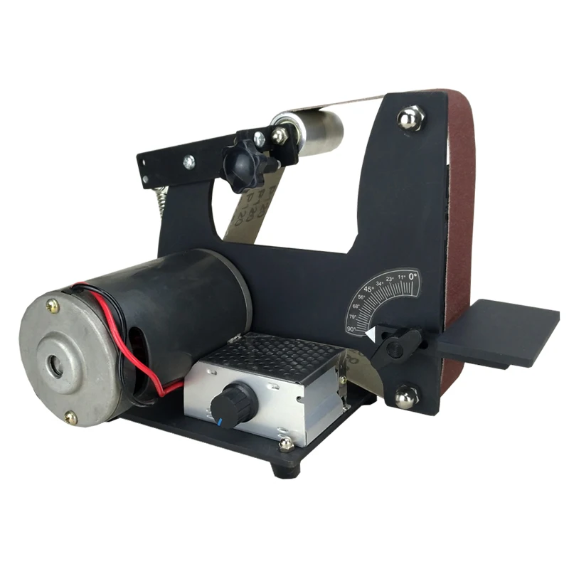 

Electric Abrasive Belt Machine DIY Belt Sander Knife Sharpener Metal Polishing Machine 350W 680W 0-7000RPM 610x50MM