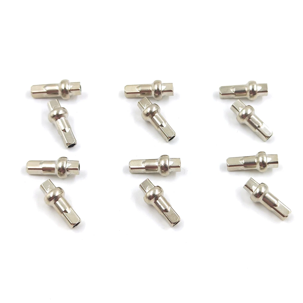 Double Square Head Sliver Pillar DSN Nipples for MTB Road Bike Spoke Brass 14G Spoke14.4mm 16mm 18mm High Strength Nipples