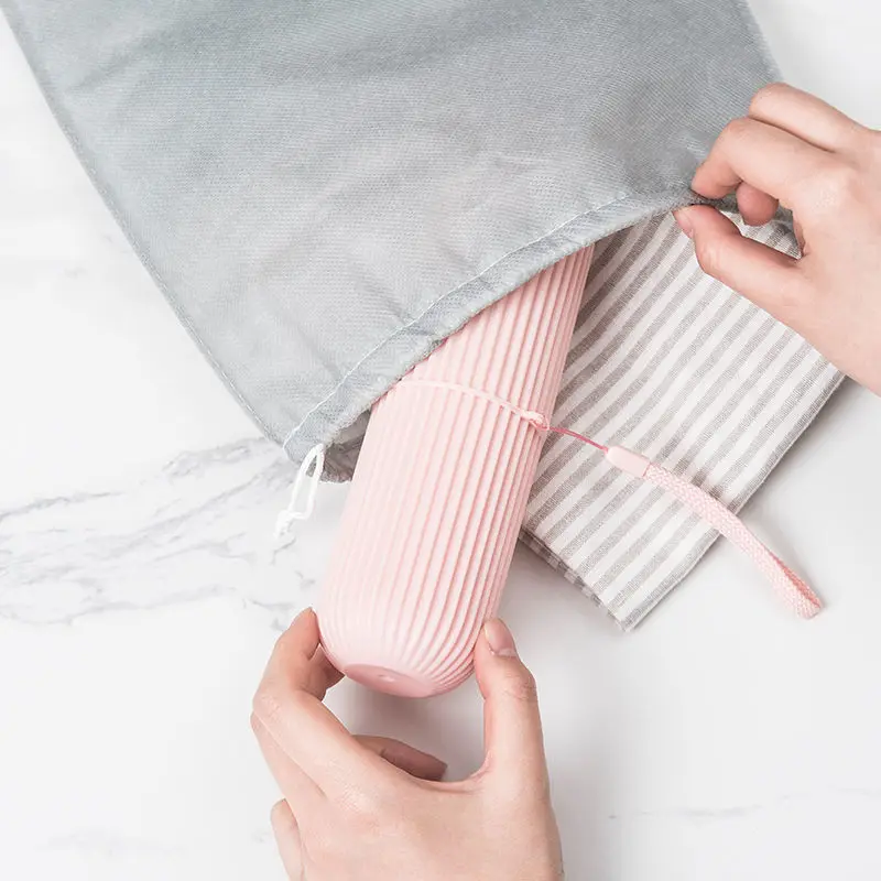 Vertical Striped Travel Wash Cup