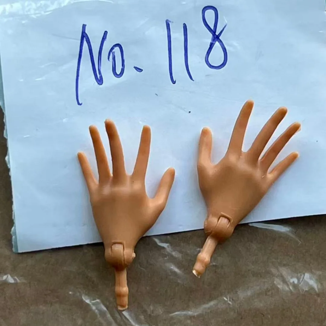 Monster Doll Replacement Hands and Elbows in Multi-Skin Tones - Original Accessories