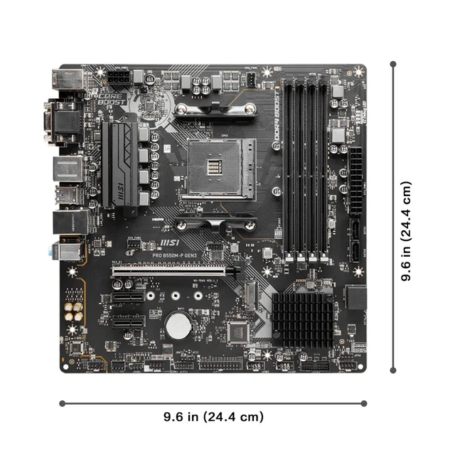 MSI B550 Gaming Gen3 Motherboard Silver