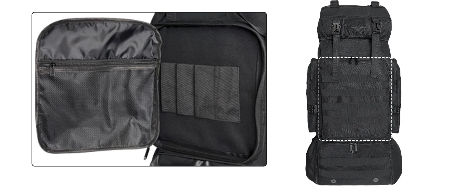 80L Hiking Backpack Camping Rucksack