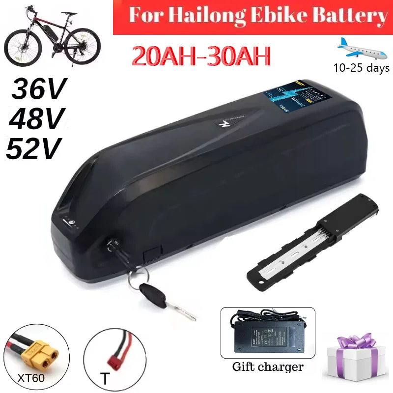 Batterie Lithium-ion JunDa 48V 30Ah Pour Vélo électrique – 350-1500W – Neuve