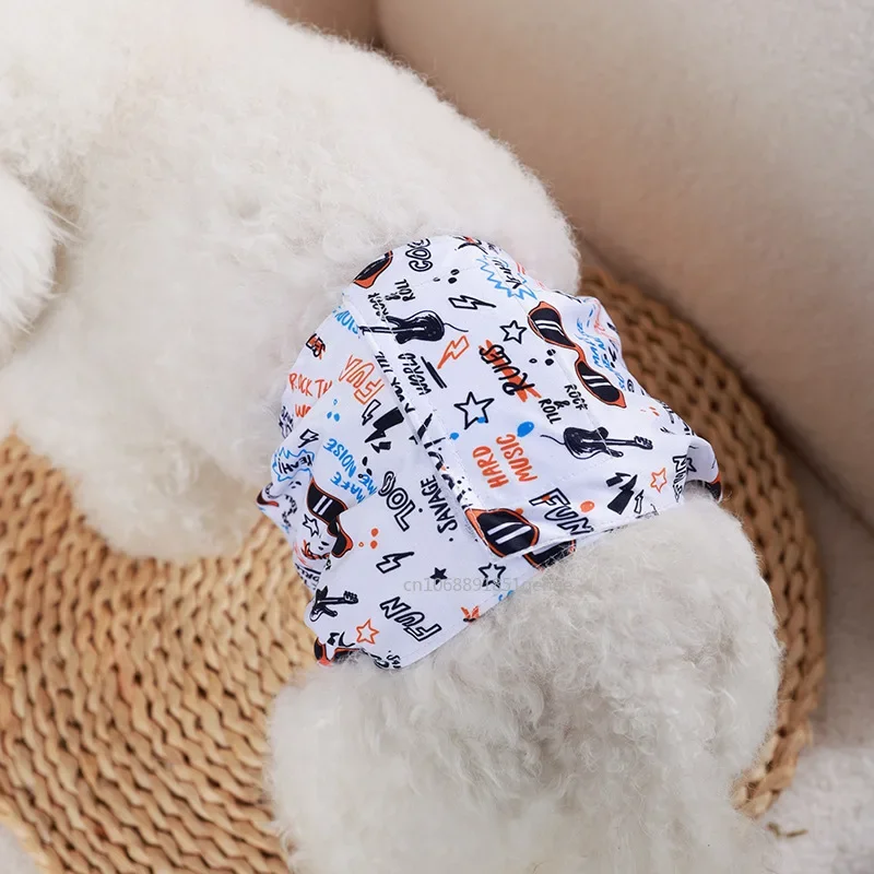 Washable Reusable Dog Diapers Male Physiological Pants Cotton Belly Wrap Band for Large Small Medium Dog