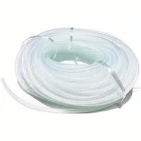 4*6 มม.ซิลิคอน Aquarium 1 M/3 M/5 M/10 M ท่อปั๊มออกซิเจน Air Bubble Stone Aquarium Fish TANK Pond ปั๊มหลอดวัสดุเกรดอาหาร 3