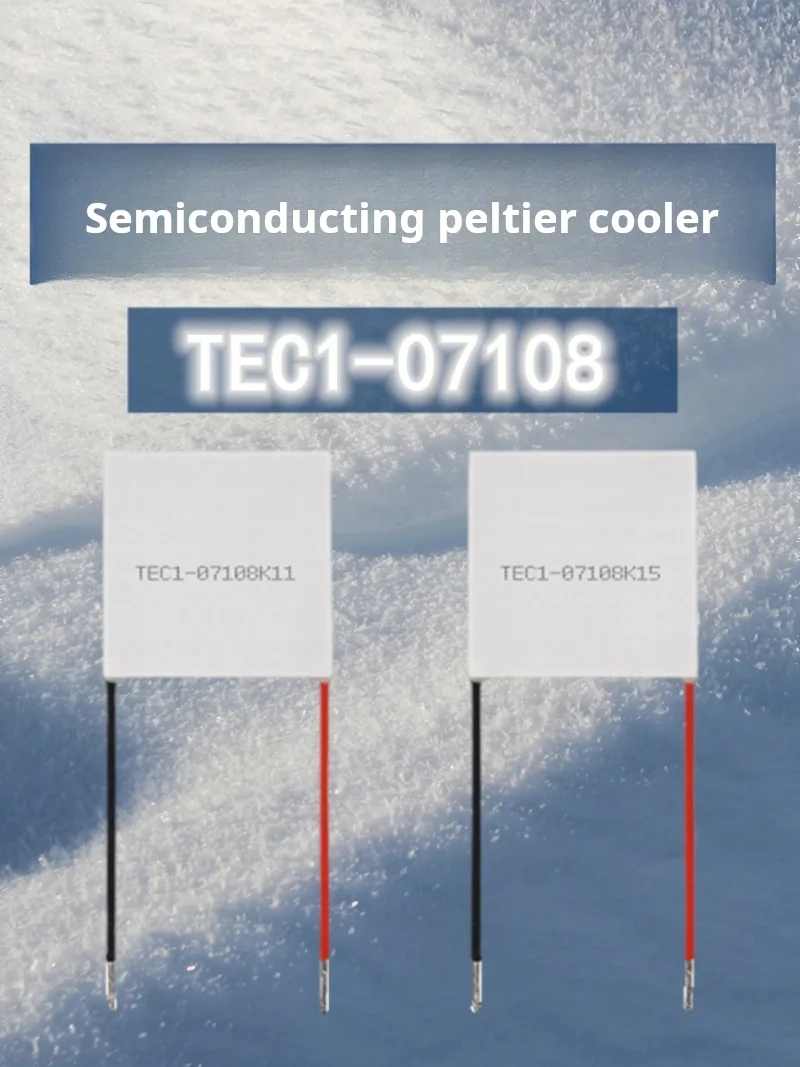 

Semiconducting peltier cooler tec1-07108 Low voltage 7v Clip back cooling artifact minus -10 Freezing 30*30mm