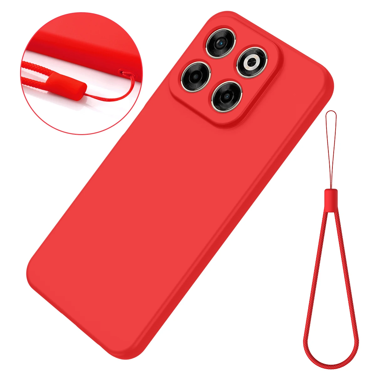 Ultra-Thin Silicone Anti-Fall Case with Soft Skin-Feel and Shockproof Bumper