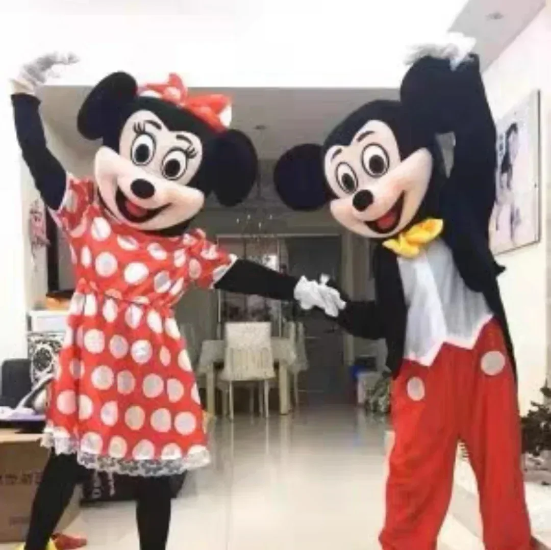

Mickey Minnie Mouse Cosplay Mascot Toy Costume Adult Anime Cartoon Advertising Party Large Plush Advertising Event Party