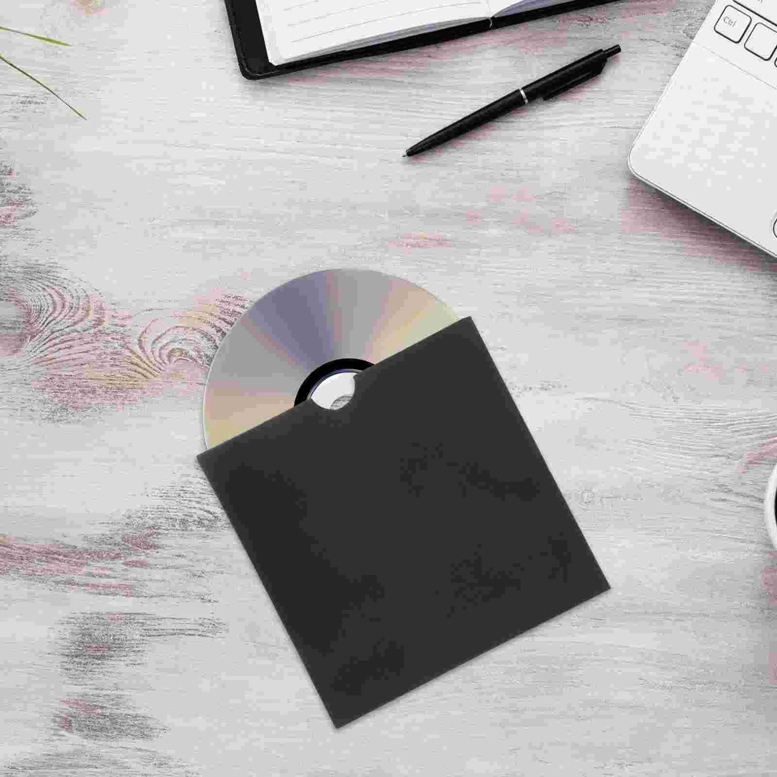 크래프트 종이 CD 가방 보관 슬리브 커버, 거치대 케이스, DVD 봉투 봉투, 25 개