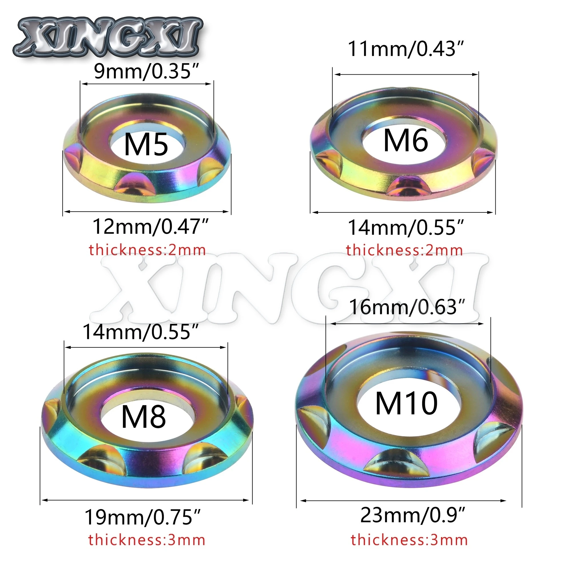 Titanium Washer For Motor Bike