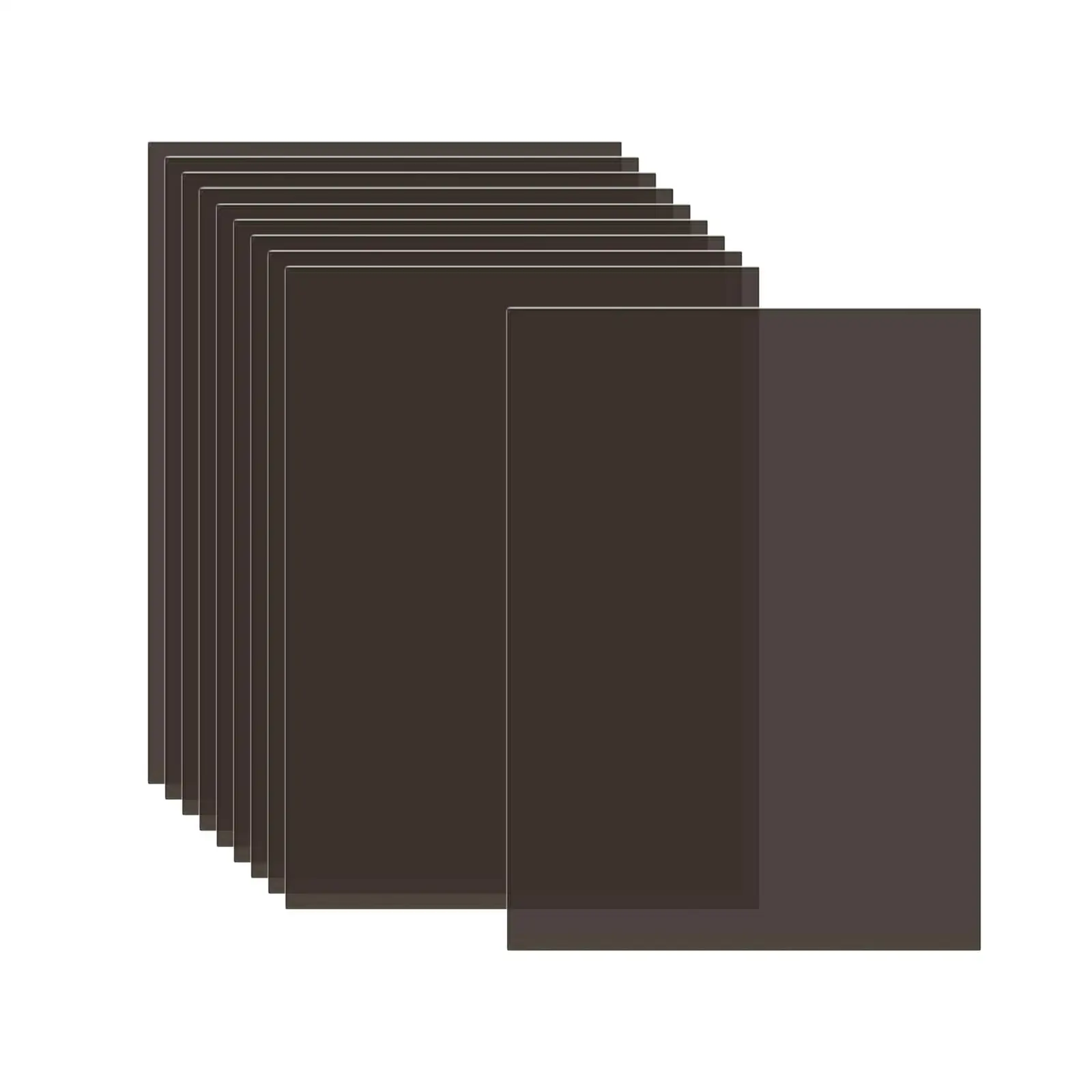 Clear PVC Sheets 10Pcs Clear Sheets for DIY Stencil Cutting Crafts