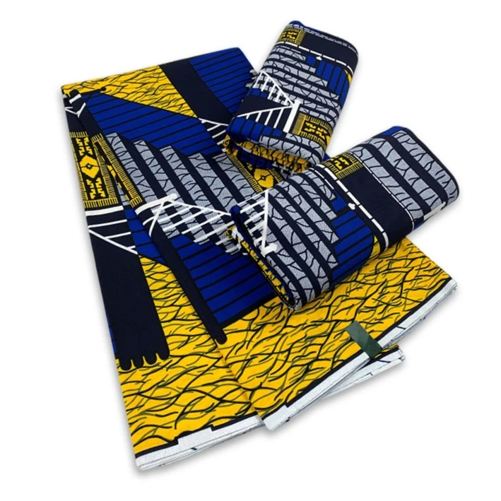 Ankara textilie africký reálný krém na boty tisk bavlna 100% nový design veritable tissus krém na boty africain patchwork textilie pro šaty 6yard odbyt